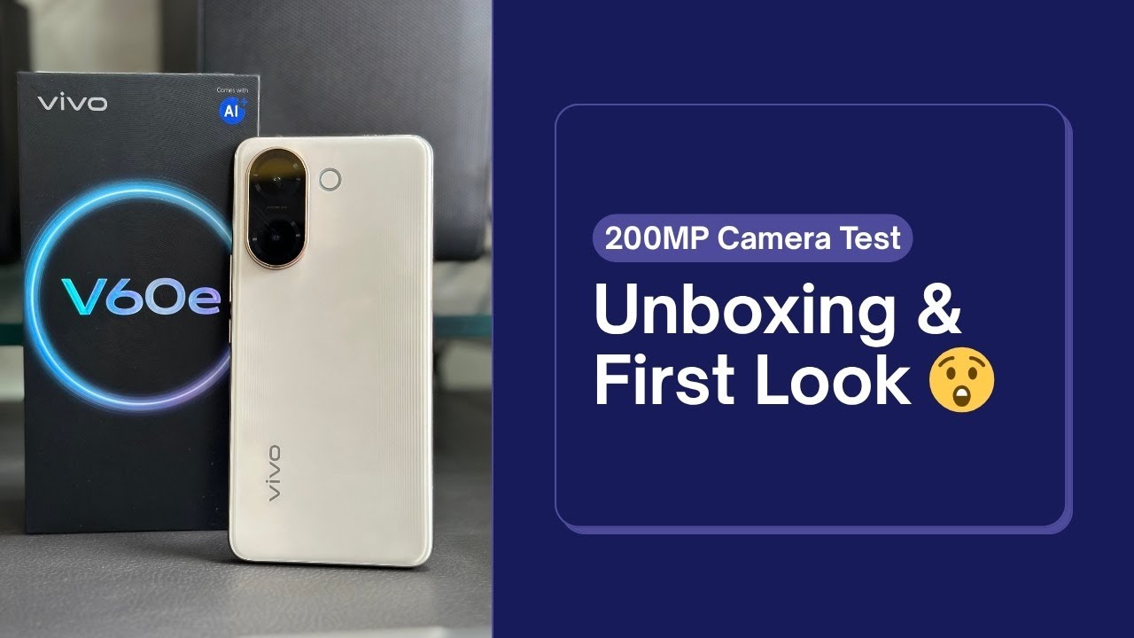 📦 Vivo V60e 5G Unboxing & Camera Test! 📸 Stunning Shots & Performance Review 🔥 #Vivov60e #unboxing