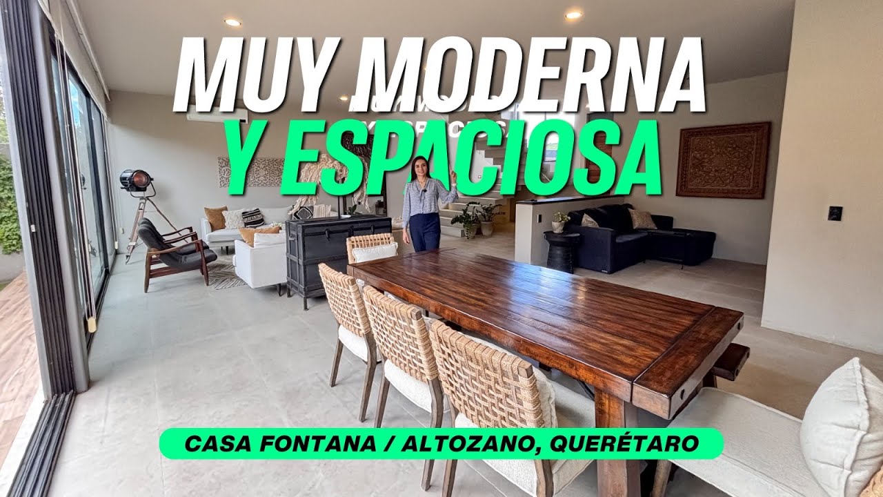 ¡MUY MODERNA y espaciosa! | $7,790,00O | Casa Fontana ZIBATÁ QUERÉTARO