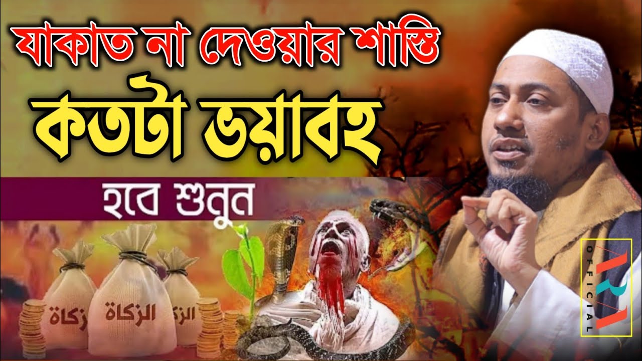 যাকাত না দেওয়ার শা*স্তি কতটা ভয়াবহ হবে শুনুন | anisur rahman ashrafi official | bangla waz