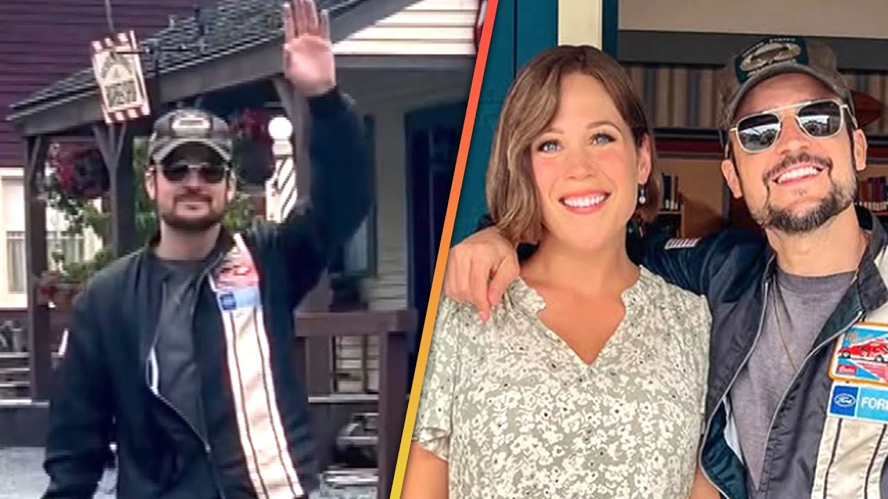 Tyler Hynes SURPRISES Erin Krakow on WCTH Set!
