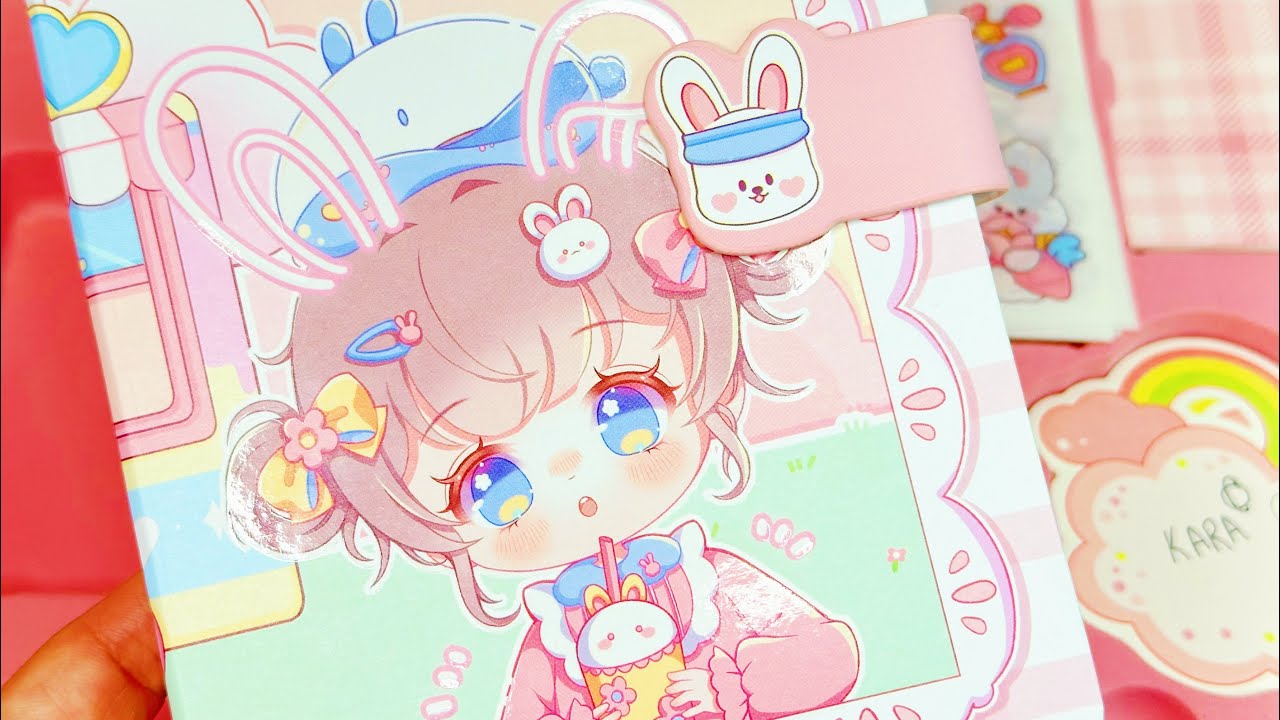 stickers journaling 🎁unboxing cute kawaii sticker🌈 Immersive ASMR bullet journal | Ep.26