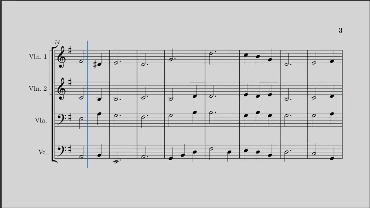 String Quartet in E Minor