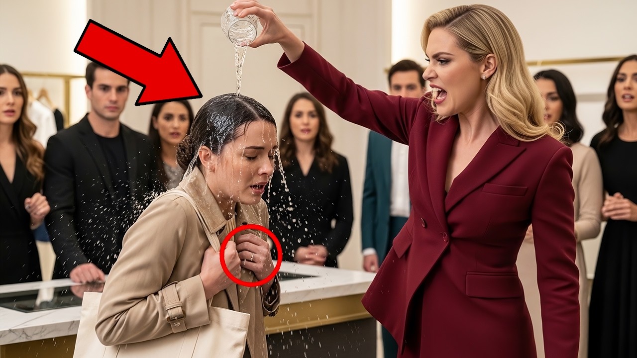 The Elite Brand Owner Mocked Her and Threw Water — Until the Billionaire Said, “She’s My Wife!