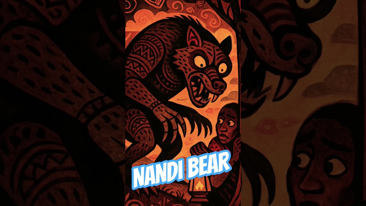 The Nandi Bear &ndash; Africa&rsquo;s Face-Eating Cryptid🐾#NandiBear #CryptidShorts #AfricanLegends #Paranormal