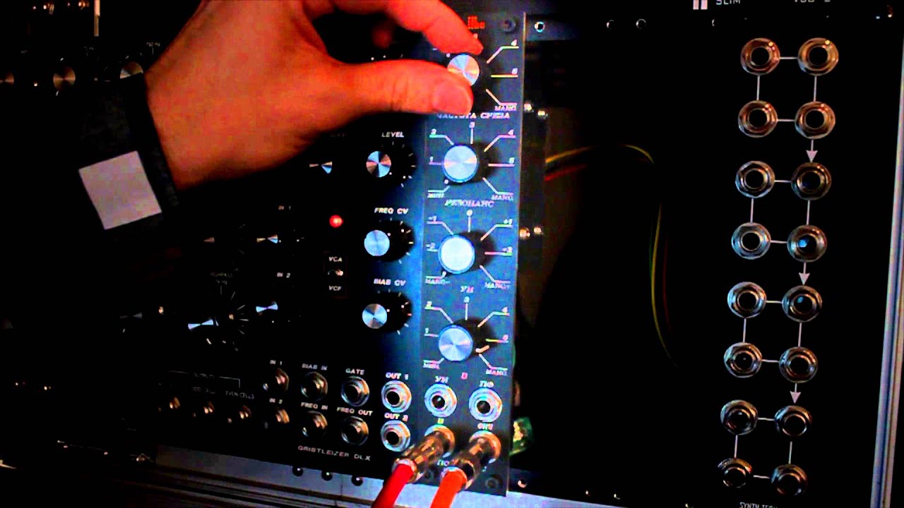 acVOKS VCF demo (MOTM analog modular filter)