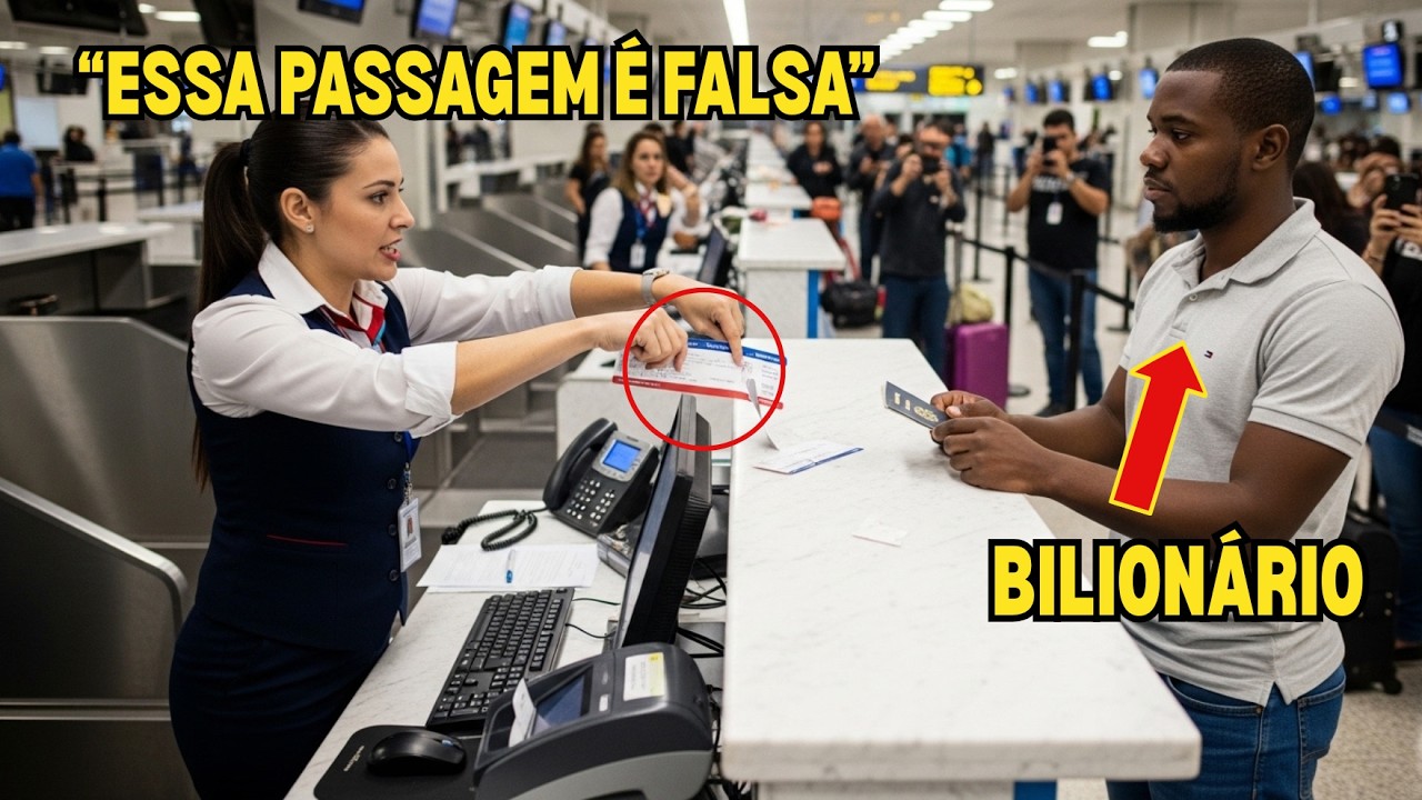 Comissária Rasga Passagem de Homem Negro no Check-in — Minutos Depois Ele Compra a Companhia Aérea