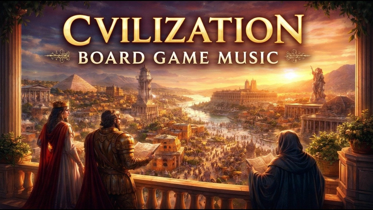 Peaceful Empire 🌅 Ancient Strategy Music for Board Games & Thinking