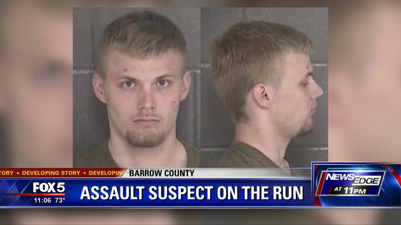 Assault suspect on the run