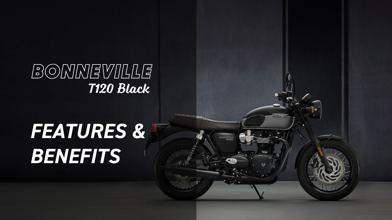 New Bonneville T120 Black Features and Benefits