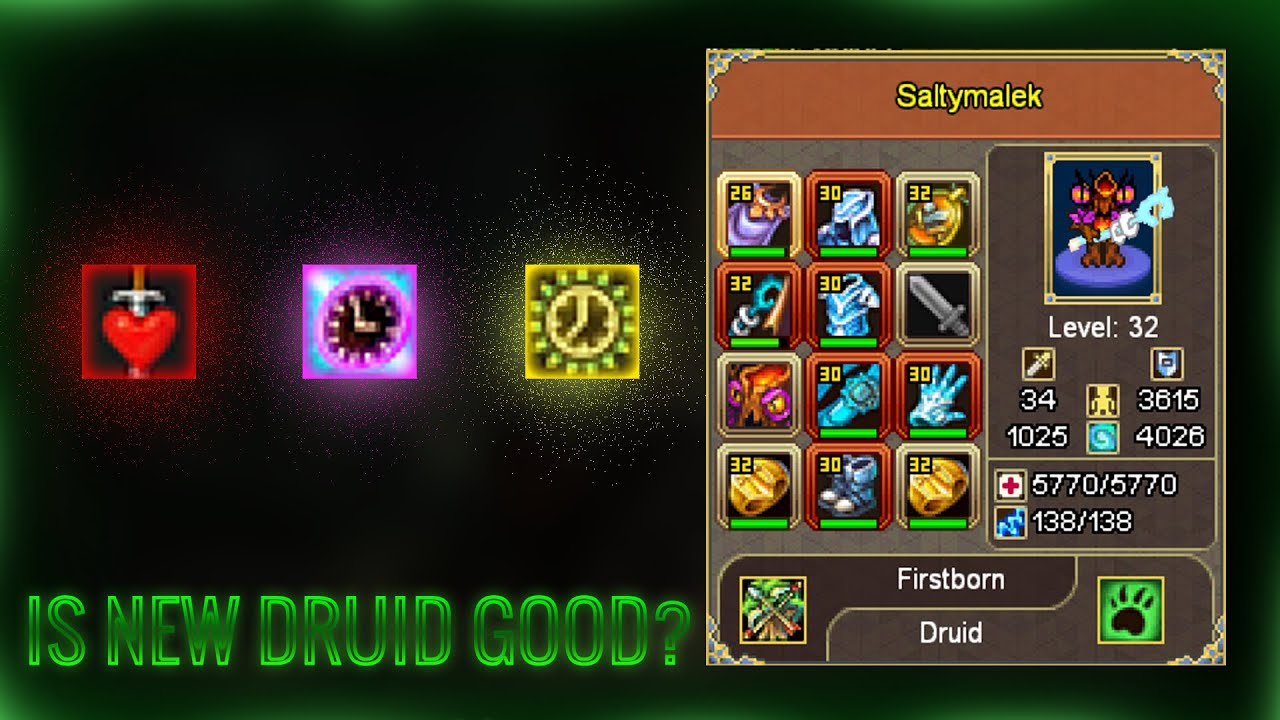 How good is Druid after update? (PvE - PvP) - Warspear Online