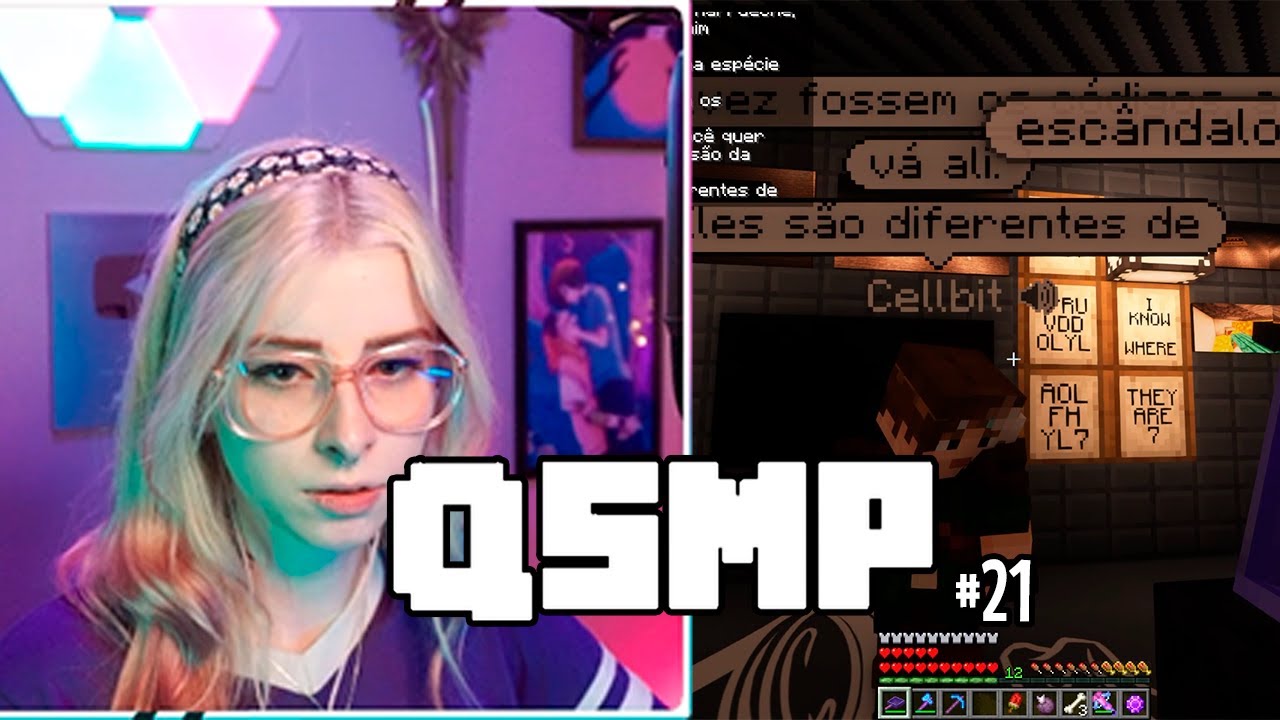 Desvendando os mistérios da ilha com o Cellbit ~ QSMP (Parte 21)