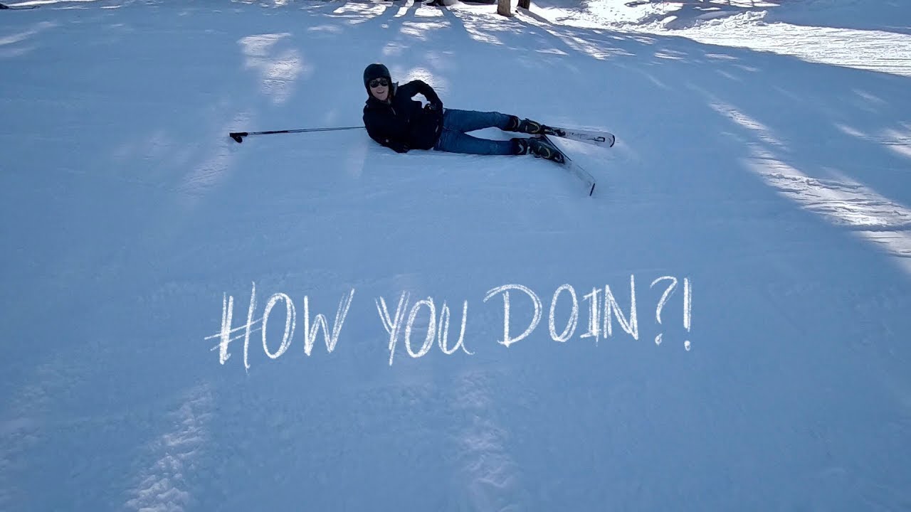 FIRST TIME SKIING EVER... (Re-Upload)
