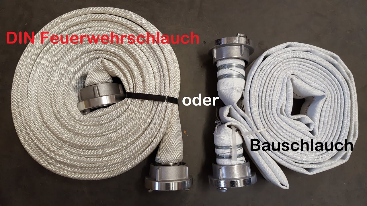 Feuerwehrschlauch oder Bauschlauch ?