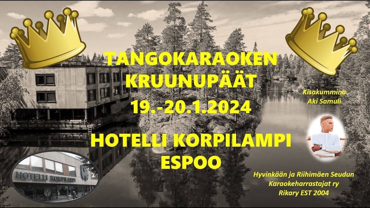 Tangokaraoken Kruunupäät 2024 Lauantai