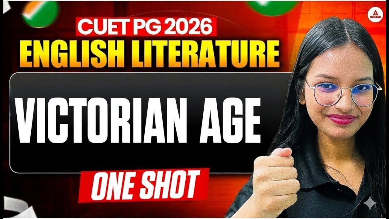 CUET PG English Literature 2026 | Victorian Age One Shot