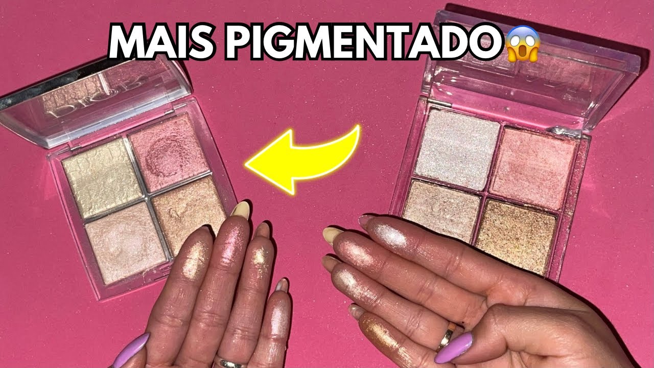 FIZ UM ILUMINADOR CASEIRO IGUAL DA DIOR😱