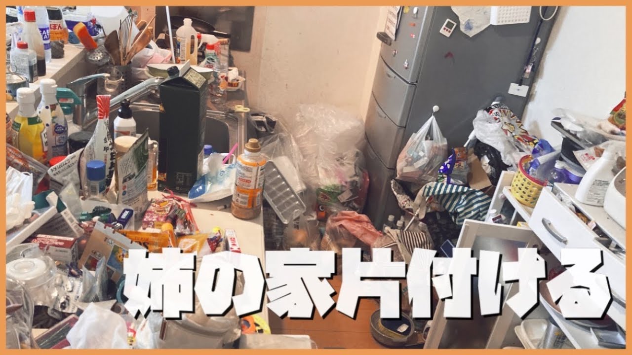 姉の家片付ける/キッチン編①