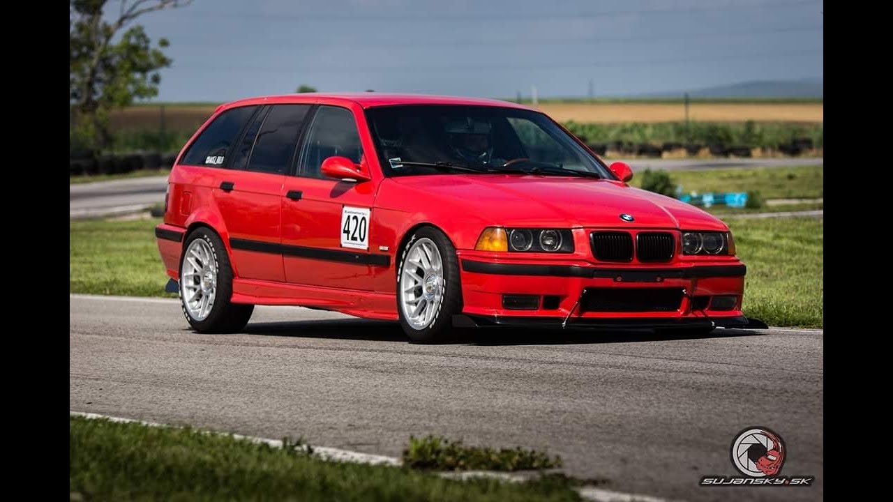 BMW E36 328i | ČSautoslalom | Trenč&iacute;n 2019 | v ruk&aacute;ch nasran&eacute;