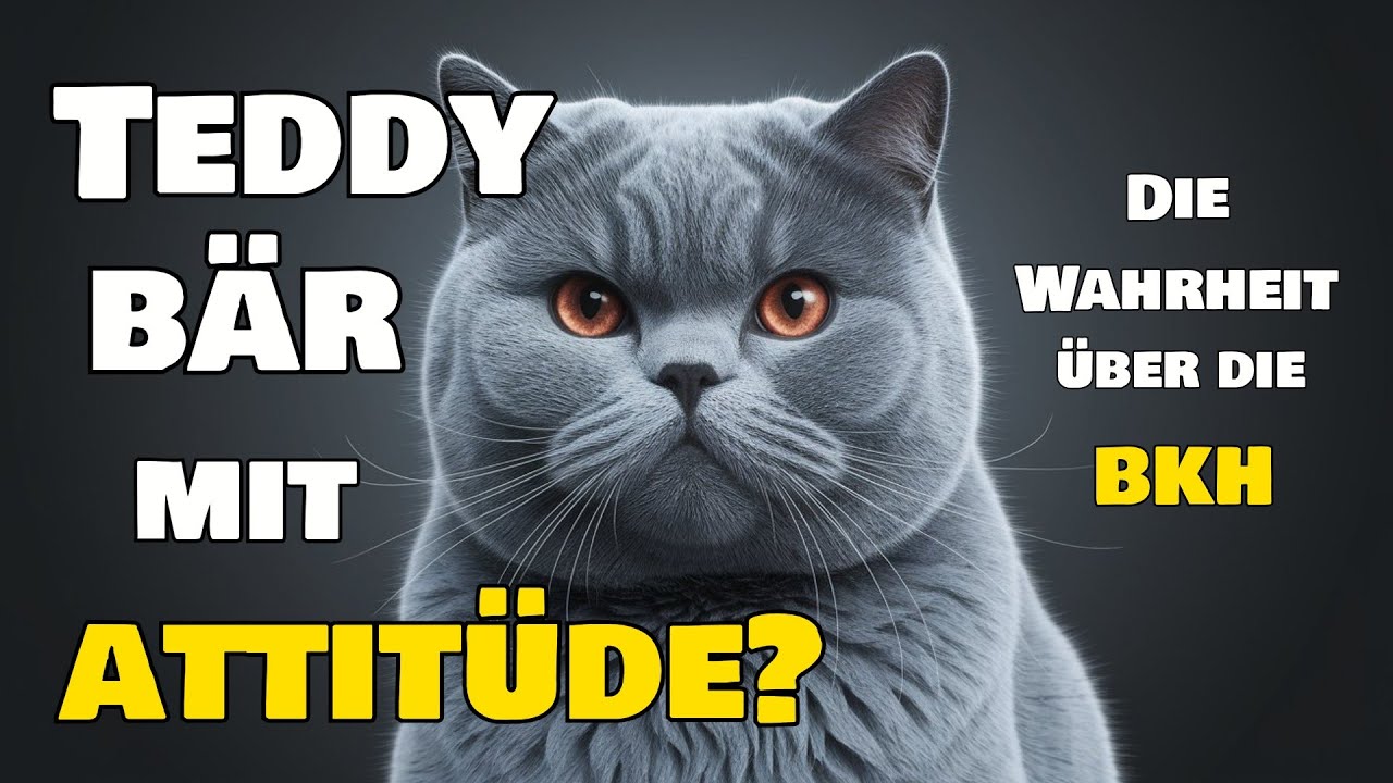 Britisch Kurzhaar Katze (BKH) - Flauschiger Teddy oder kleine Diva?