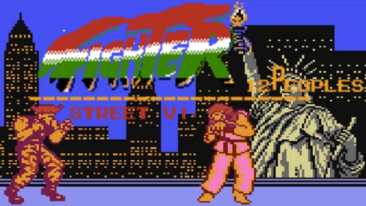 Street Fighter VI (12 Peoples) (Unl) (NES Pirate) - NES Longplay - Guile Walkthrough (NO DEATH)