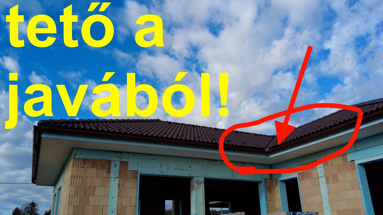 Tetőépítés a javából! Így nézzen ki a tető, és akkor boldogok leszünk!