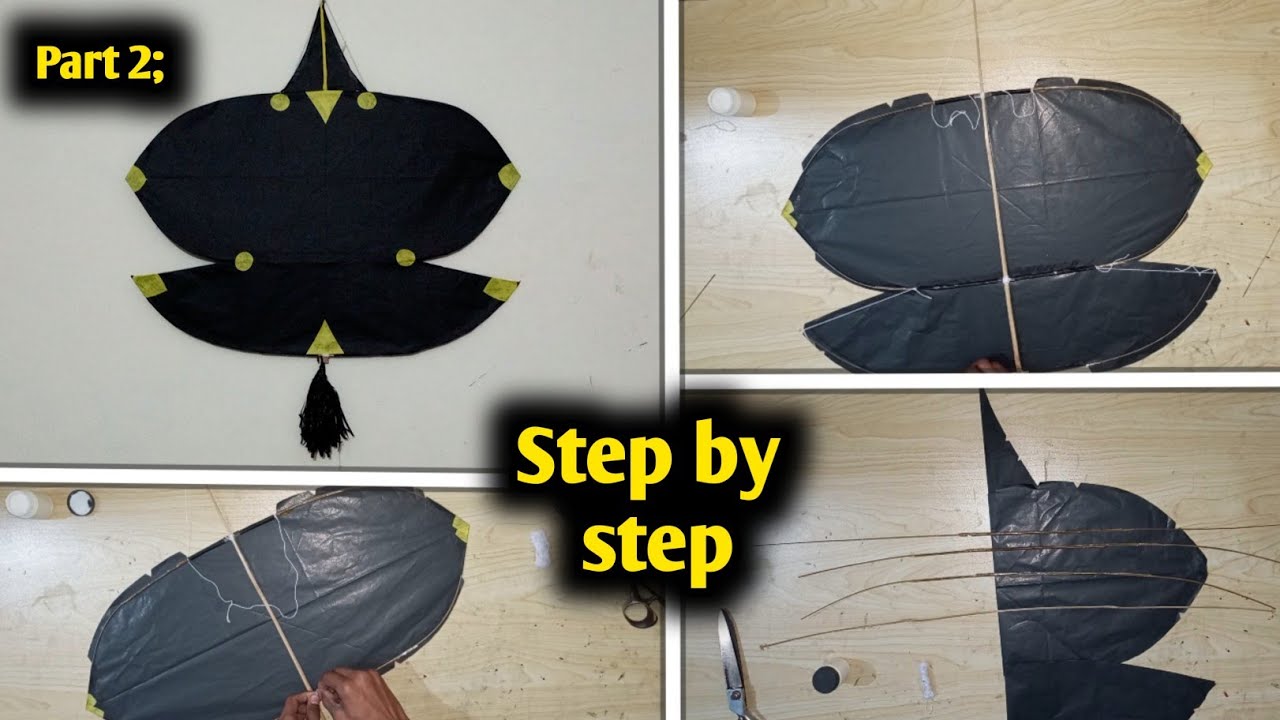 How to make a tukal kite at home||2.5 Githi tukal making at home with simple steps