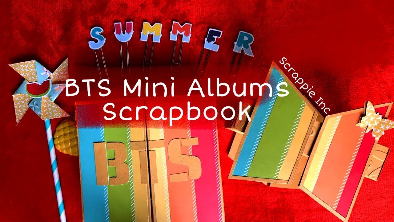 BTS Mini Albums (K-Pop Scrapbook) - Handmade DIY