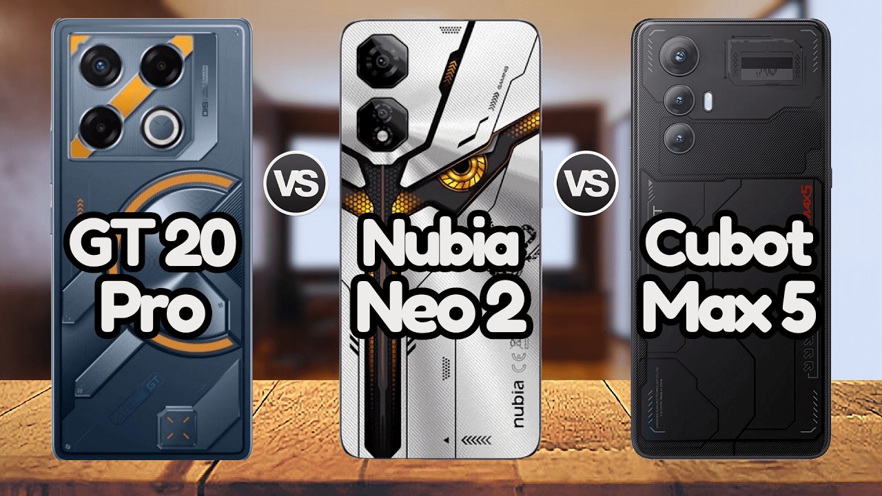 Cubot Max 5 Vs Nubia Neo 2 5G Vs Infinix Gt 20 Pro | @EficienTechs 👈👀