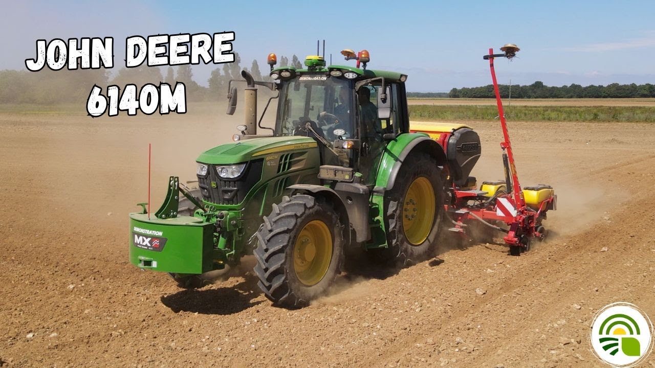 John Deere 6140m & Vaderstad Tempo T7 au semis de Maïs 2024