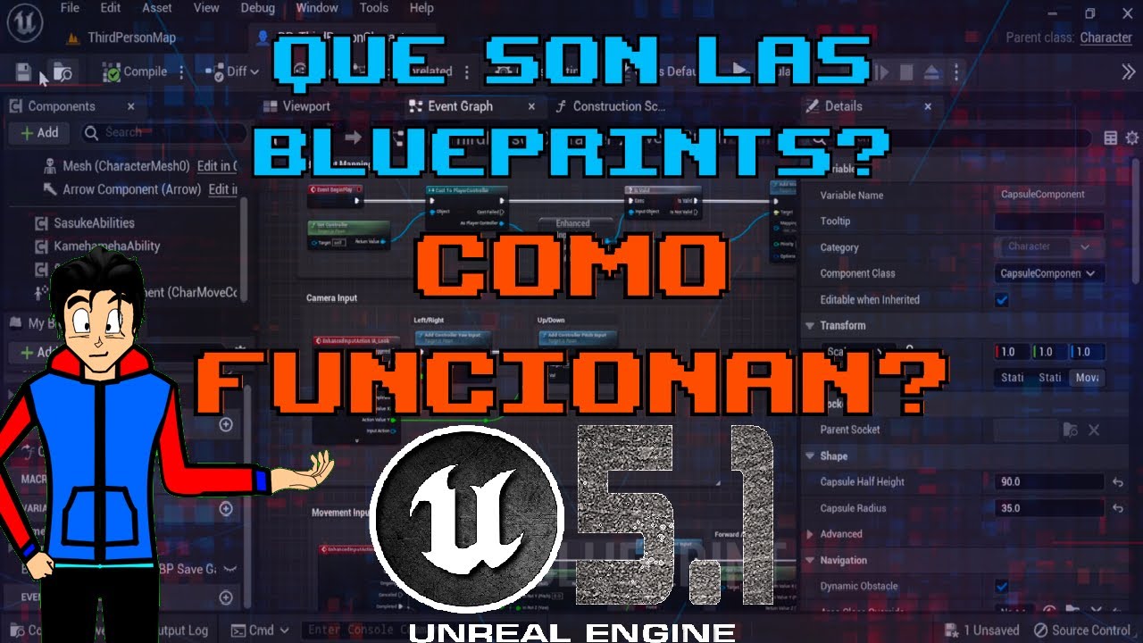 ¡Descubre el poder de los Blueprints en Unreal Engine 5.1!