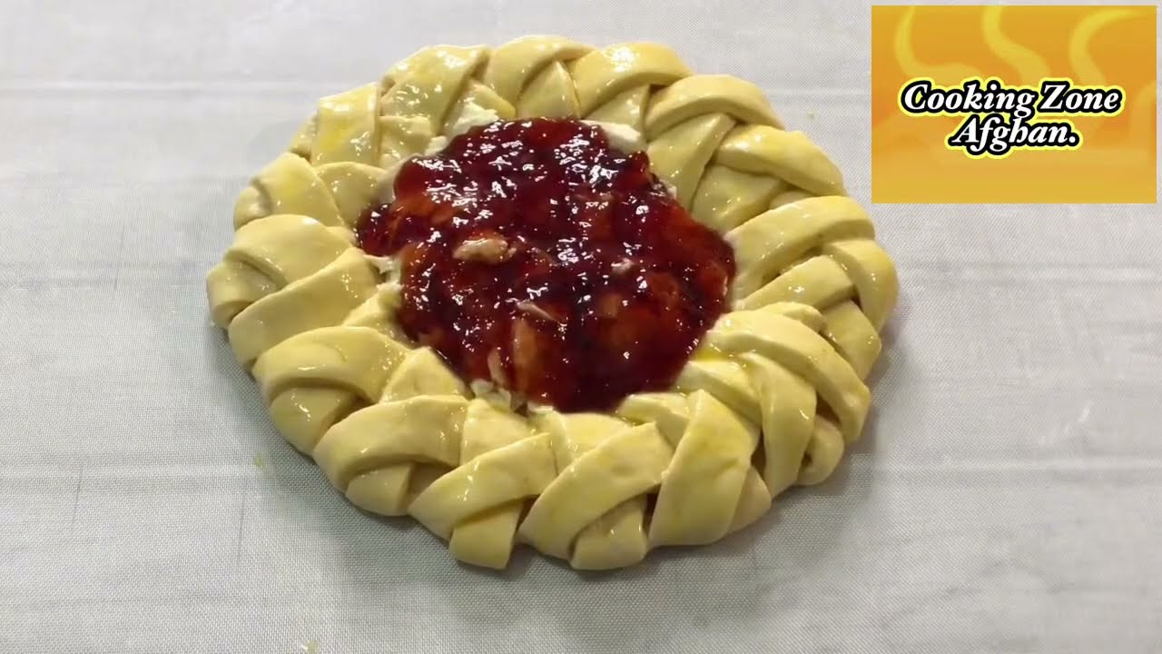 Delicious Sweet cheese and jam bun recipe🥐🍞
