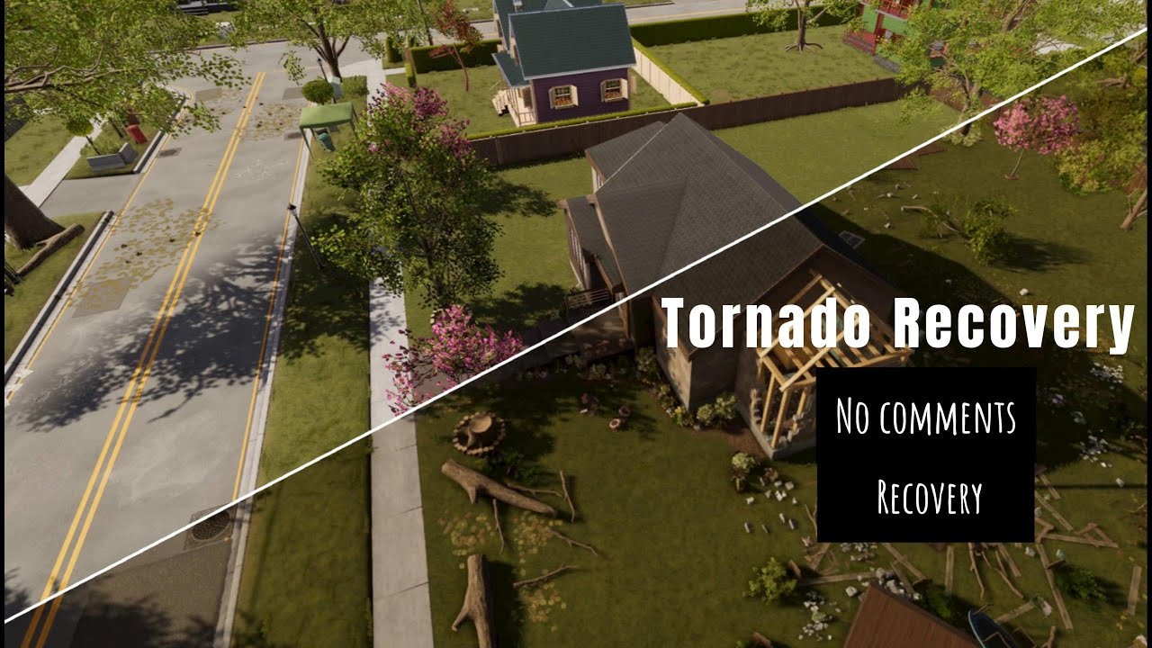 Tornado Recovery I House Flipper 2 I No comments I ASMR