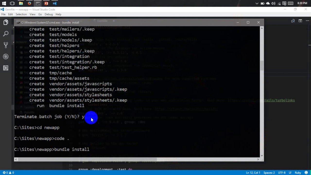 Ruby On Rails for absolute beginners - Layouts, Migrations