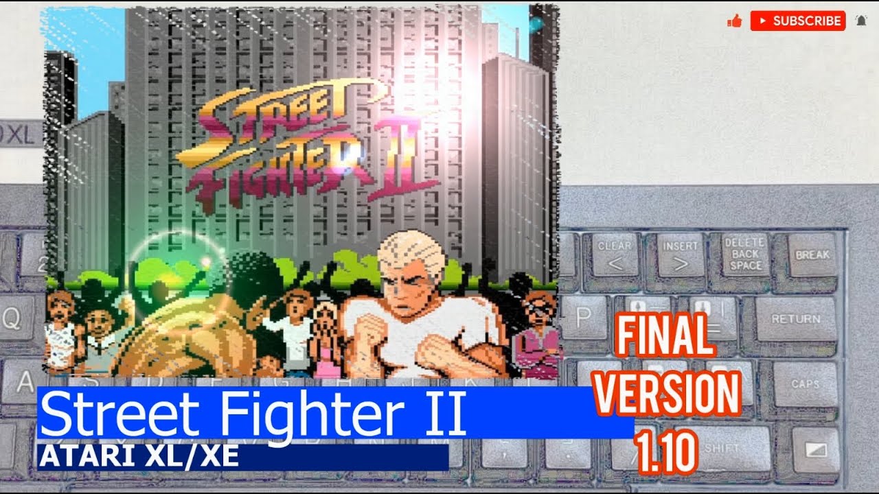 Atari XL/XE -=Street Fighter II=- Final version 1.10
