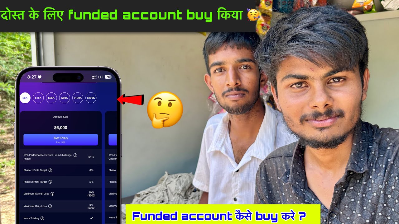6000$ ka Funded Accounts Buy Kiya🥳|How to Buy Funded account?|Best Funded Account Forex and Crypto?