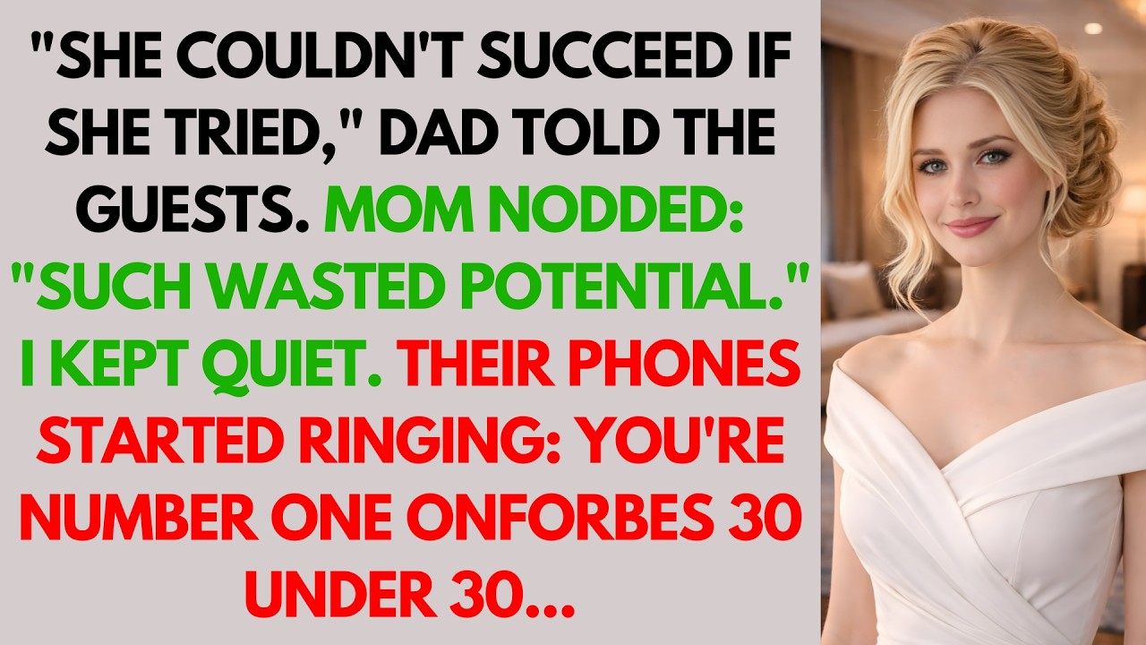 My Parents Said I’d Never Succeed—Then My Name Appeared on the Forbes 30 Under 30 List 🚀