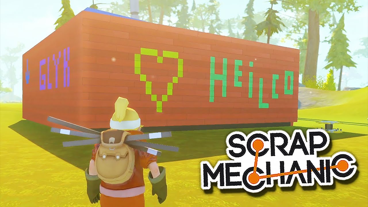 Любимые ПОДАРКИ для ГЛЮКА и КЛАУДА в SCRAP MECHANIC