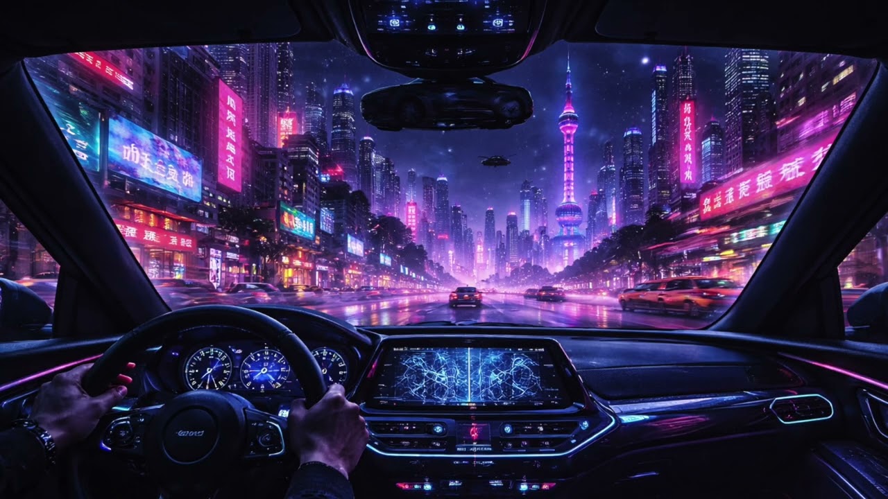 Shanghai 2066 — Night Drive | Futuristic Lofi & Chinese Jazz Hip Hop