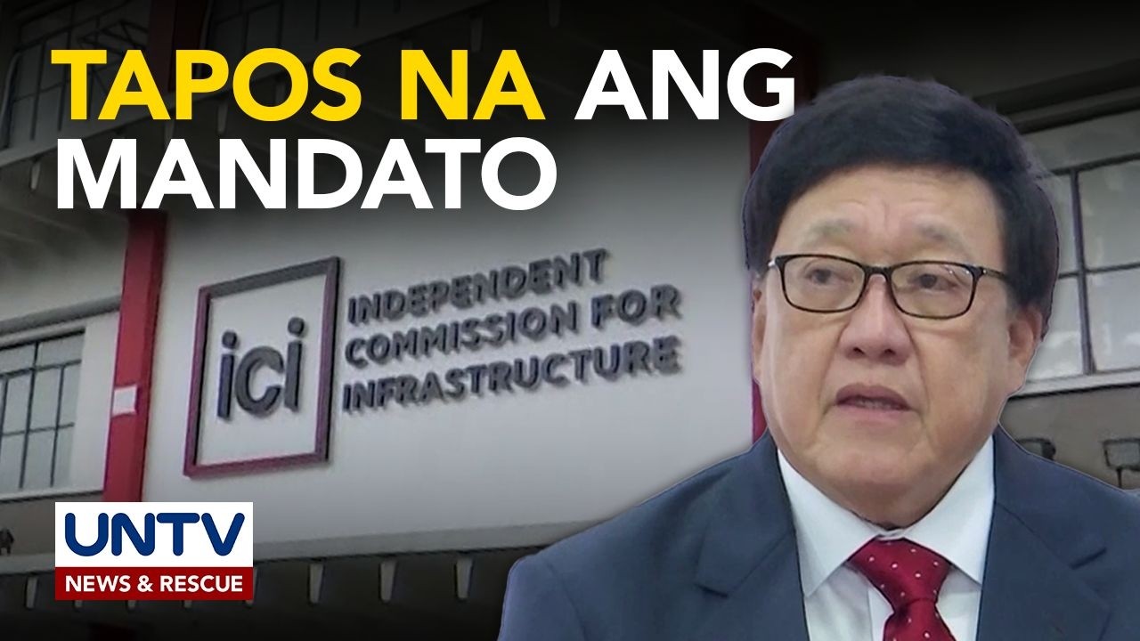 Independent Commission for Infrastructure, hanggang Marso 31 na lang – Chairperson Andres Reyes
