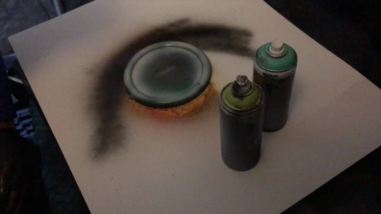 Spray Paint Art Eye Tutorial