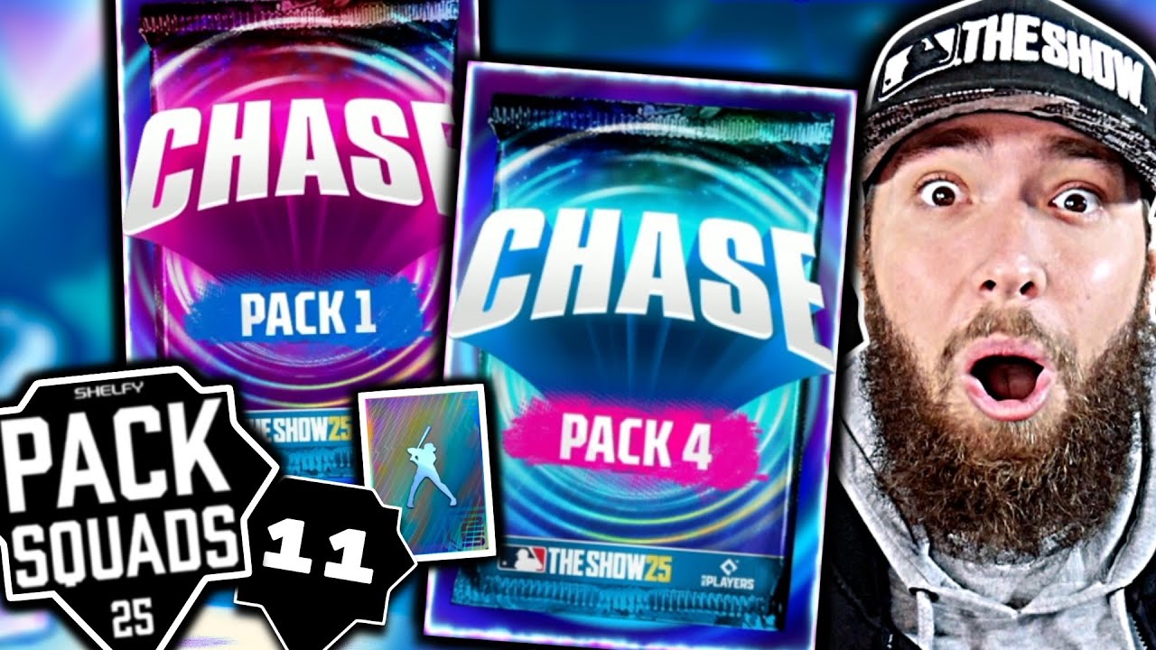 RIPPING CHASE PACKS AFTER EVERY WIN! Pack Squads #11 MLB The Show 25