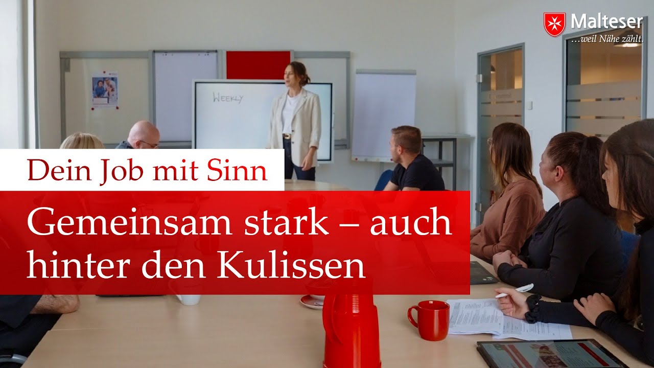 Dein Job mit Sinn: Voller Einsatz im Hintergrund der Hilfsorganisation