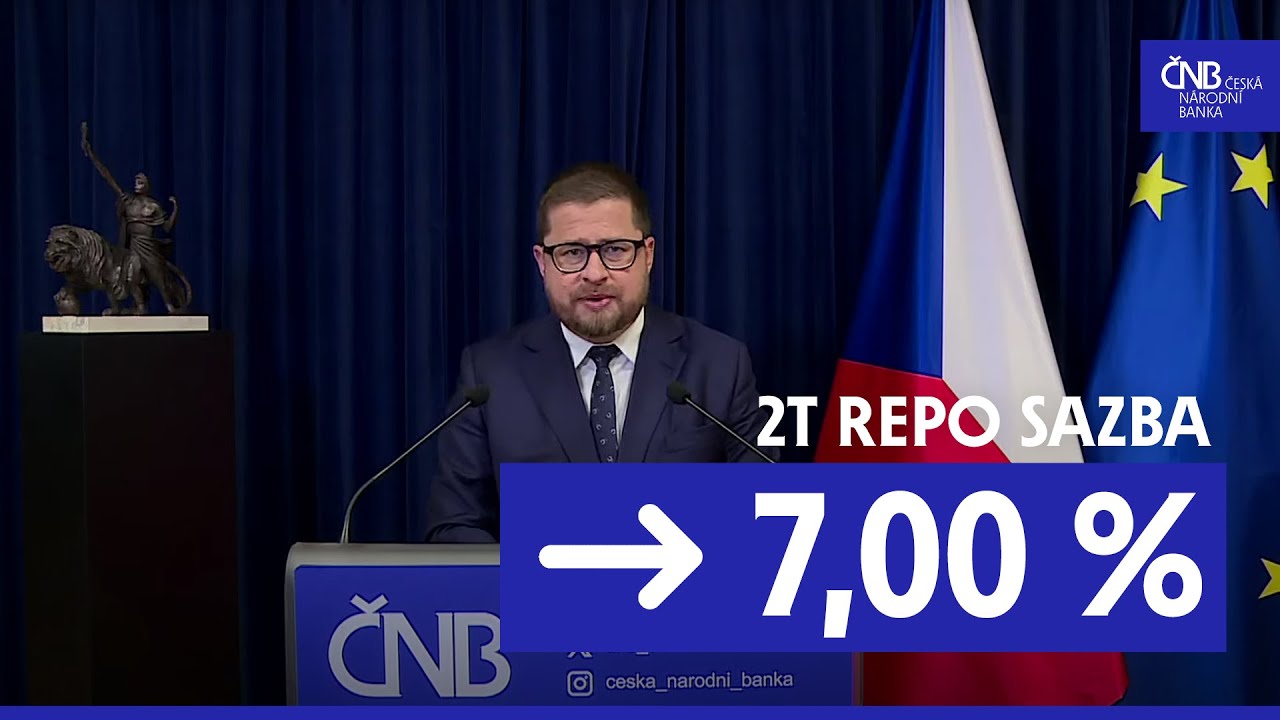 ČNB ponechala úrokové sazby na stávající úrovni (Záznam tiskové konference z 2. 11. 2023)