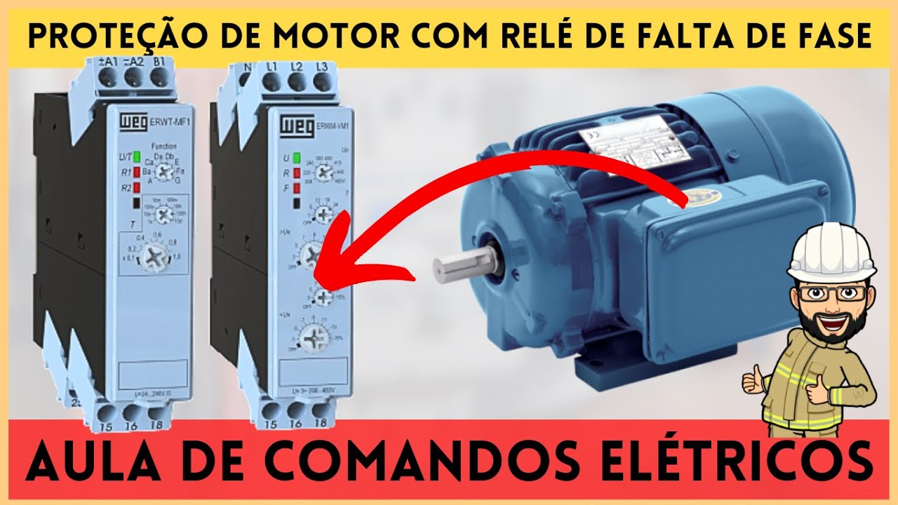 Comandos Elétricos - Quando usar Relé de sequência de fase e falta de fase