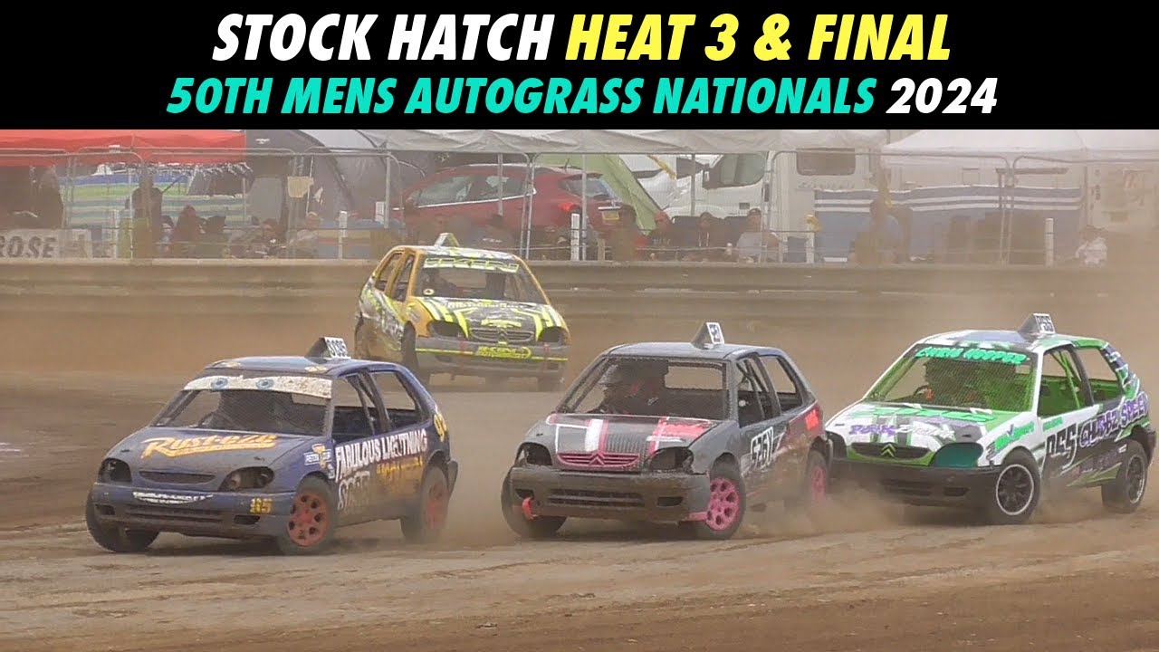 2024 Mens National Autograss Championships, Stock Hatch Heat 3 (ALL RACES) Yorkshire Dales