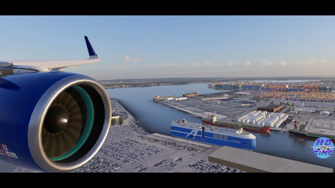 Toliss A321 Neo United Flight Ops | Houston - Newark  Liberty | XP12.4.1