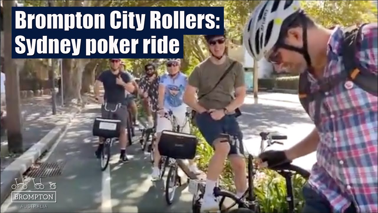 Brompton City Rollers Sydney | Cycle Poker Ride 2021