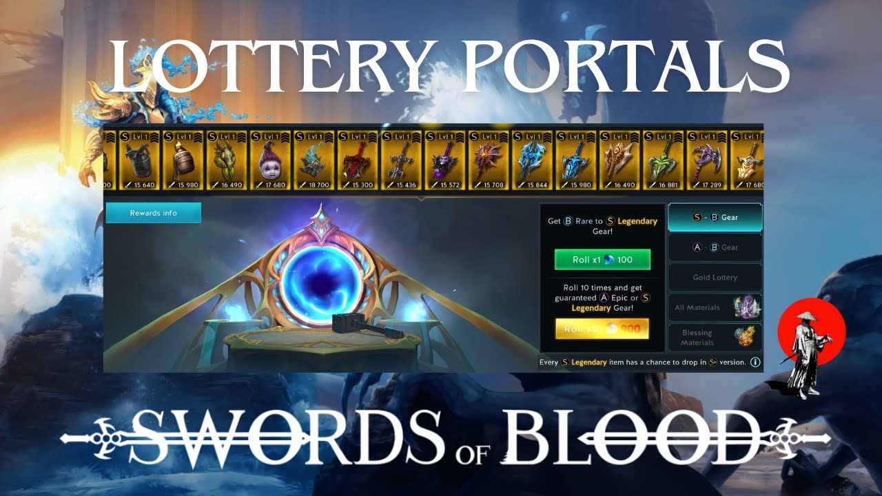 Lottery Portals | Swords of blood