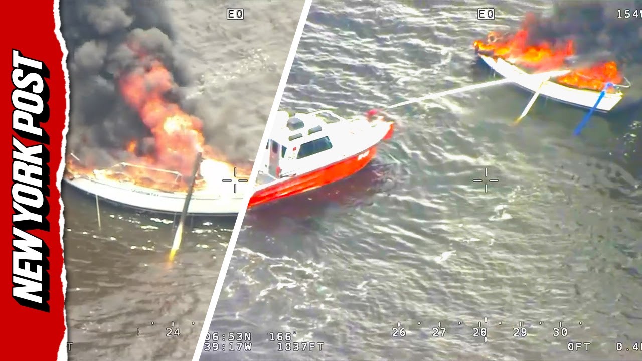 Sailboat fully engulfed in flames extinguished by Jacksonville Fire and Rescue Department