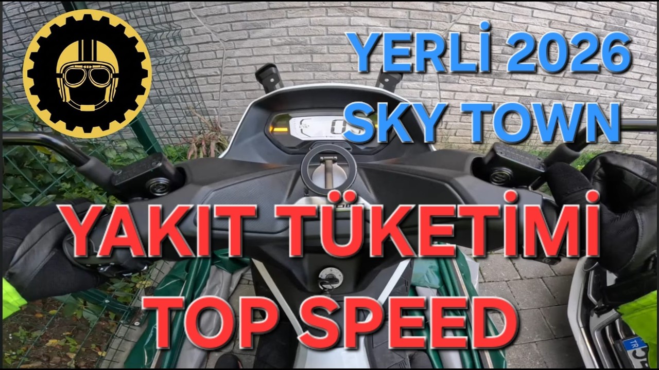 KYMCO SKY TOWN 125 ABS (2025) - YAKIT TÜKETİMİ - Top Speed